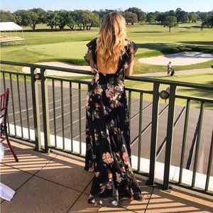 Floral Maxi Dress by Jenny Yoo Collection.